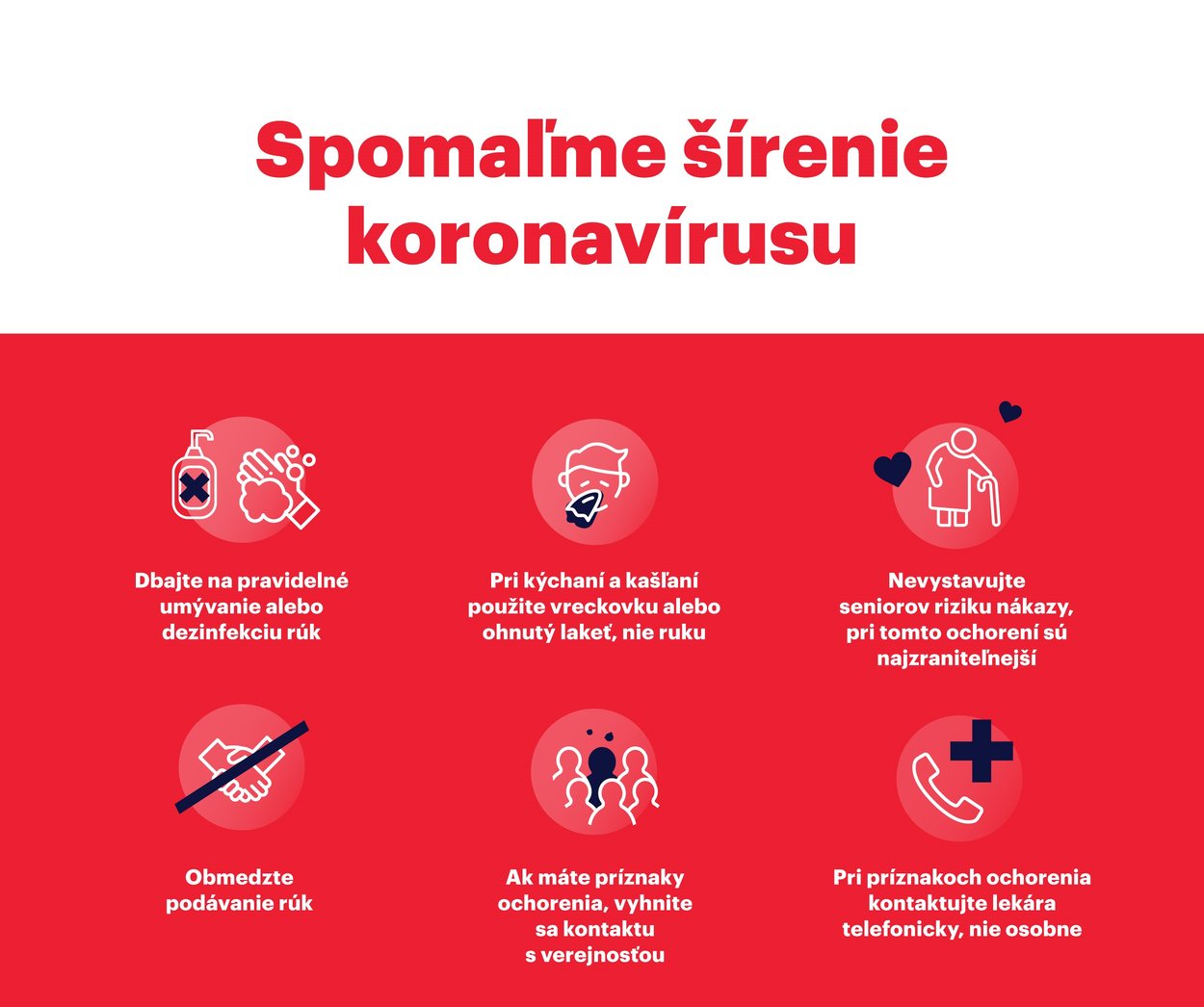 Zmeny v programe v rámci opatrení proti šíreniu COVID-19