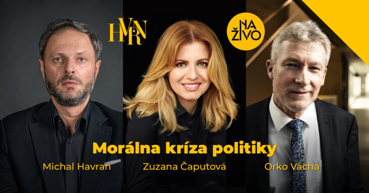 Verejná nahrávka relácie Večera s Havranom / Morálna kríza politiky